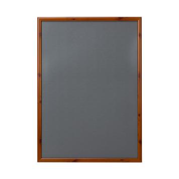 Алюмінієва клік-рамка, профіль 25 мм, колір темного дерева