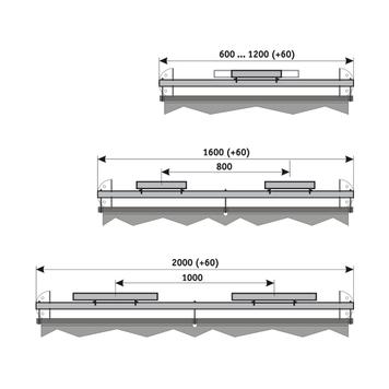 Тримач банеру INOX Wall LED-Light